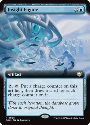 Insight Engine (Extended Art) (EOC-026) - Commander: Edge of Eternities - Magic The Gathering