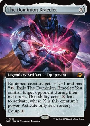 FOIL The Dominion Bracelet (Extended Art) (EOE-352) - Edge of Eternities - Magic The Gathering