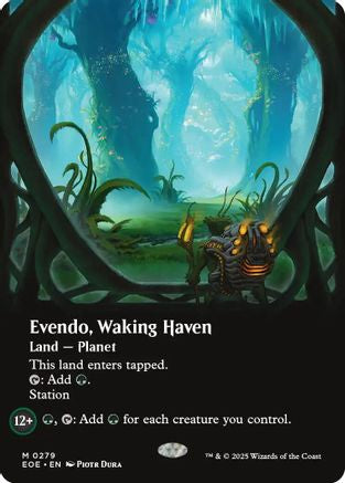 FOIL Evendo, Waking Haven (Borderless) (EOE-279) - Edge of Eternities - Magic The Gathering