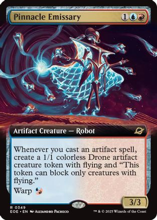 Pinnacle Emissary (Extended Art) (EOE-349) - Edge of Eternities - Magic The Gathering