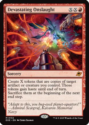 Devastating Onslaught (EOE-132) - Edge of Eternities - Magic The Gathering