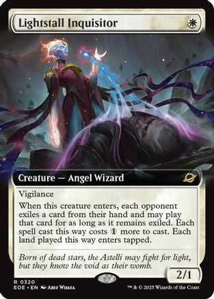 FOIL Lightstall Inquisitor (Extended Art) (EOE-320) - Edge of Eternities - Magic The Gathering