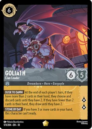 Goliath - Clan Leader (173/204) - Whispers in the Well COLD FOIL