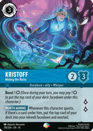 Kristoff - Mining the Ruins (Epic) (218/204) - Whispers in the Well HOLOFOIL