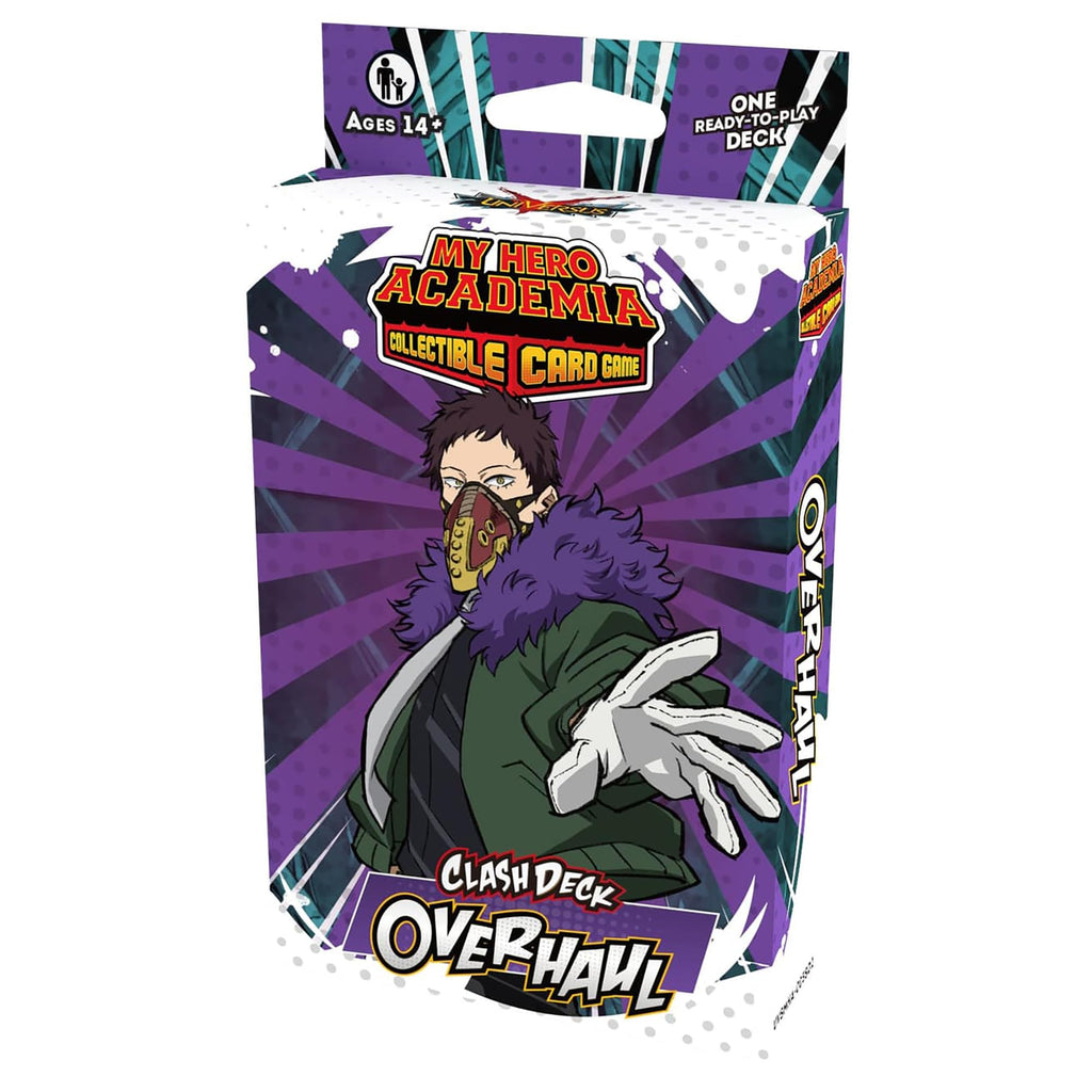 My Hero Academia Collectible Card Game Series 5: Clash Deck Overhaul - Ready to Play Out of The Box, 51 Card Deck & Playmat, MHA