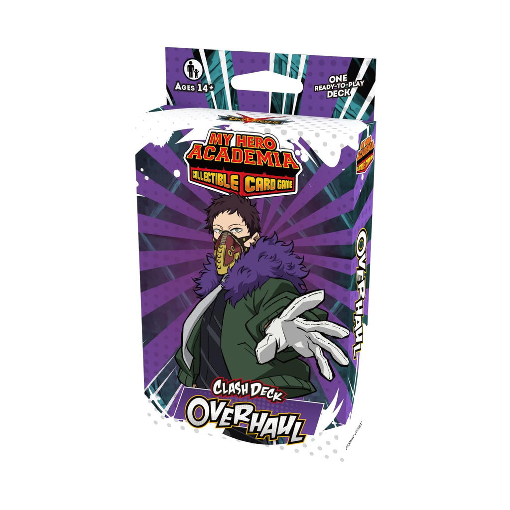 My Hero Academia Collectible Card Game Series 5: Clash Deck Overhaul - Ready to Play Out of The Box, 51 Card Deck & Playmat, MHA
