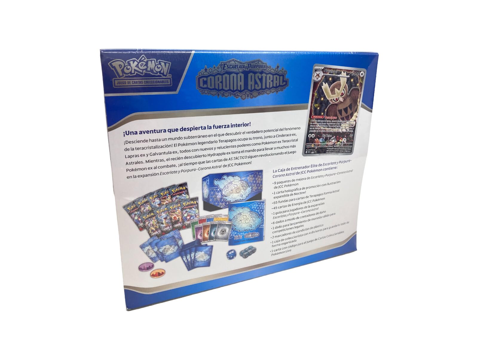BANDAI PC50553 Pokémon TCG: SV07 Elite Trainer Box, Multicolor, Collectible Cards for Anime Lovers, Spanish Version