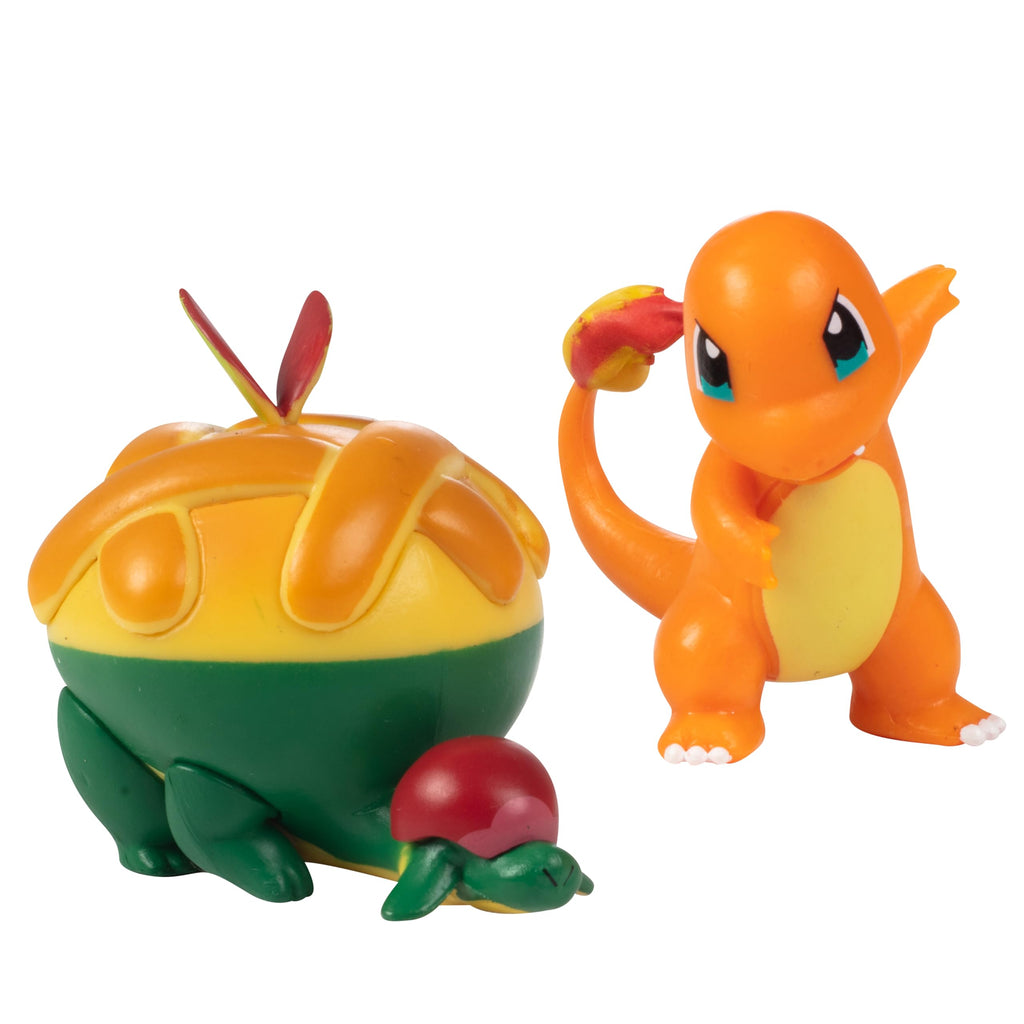 Pokemon Battle Ready! Toy Figure Set, 8 Pieces - 2" & 3" Charmander, Bulbasaur, Squirtle, Lucario, Alolan Vulpix & More - Holiday Christmas Stocking Stuffer Gift for Kids, Boys, Girls - 4+