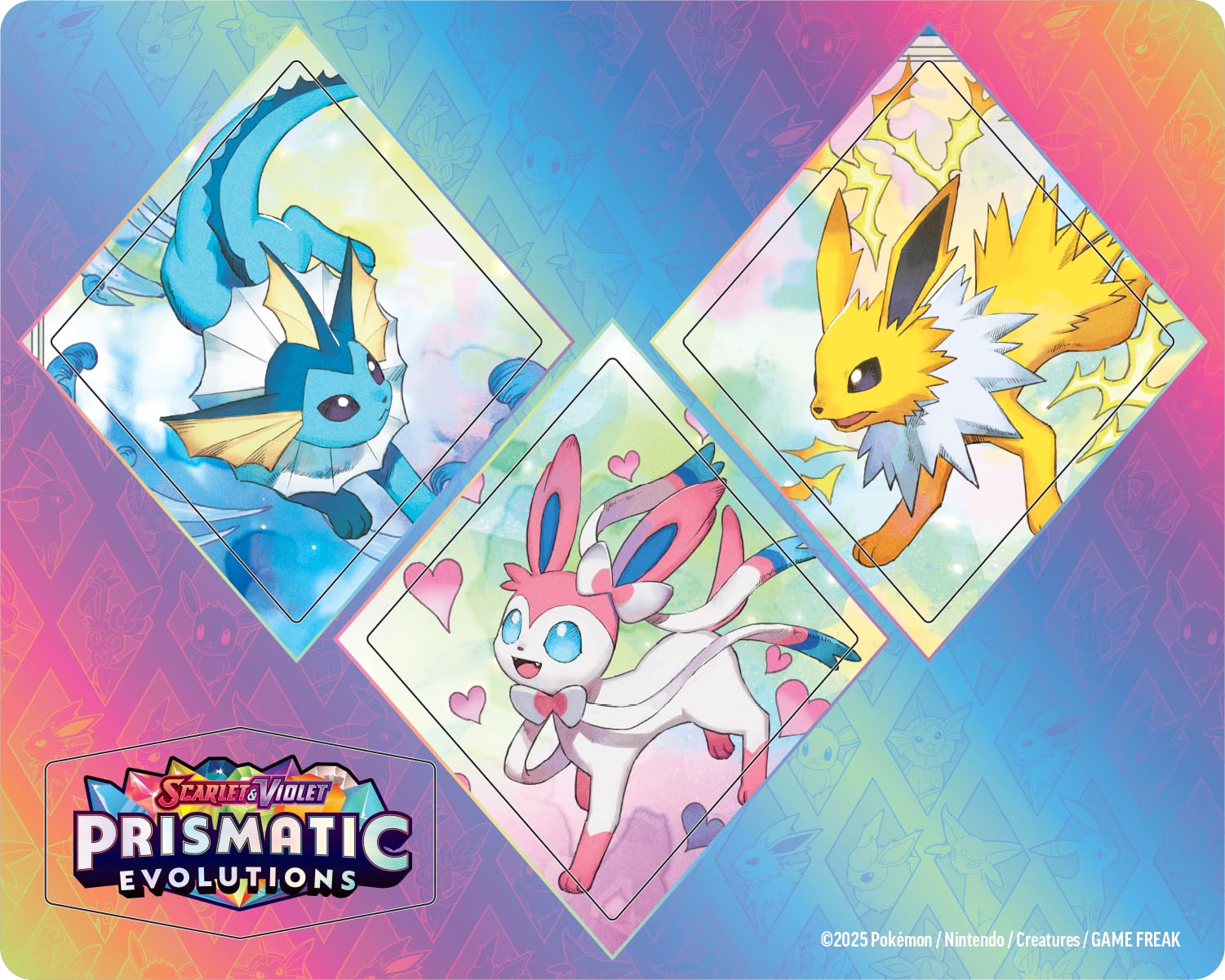 Pokemon TCG Scarlet and Violet 8.5 Prismatic Evolutions Tech Sticker Collection (Random Promo)