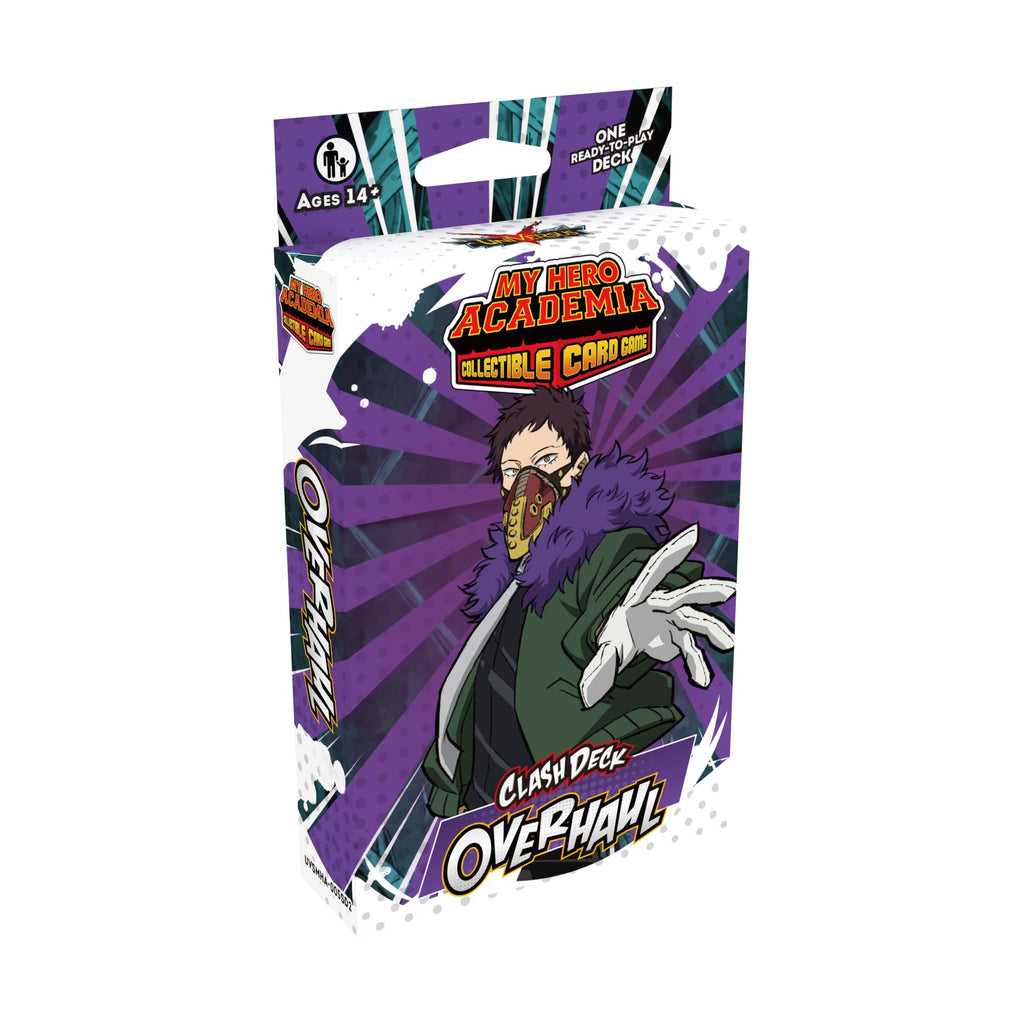 My Hero Academia Collectible Card Game Series 5: Clash Deck Overhaul - Ready to Play Out of The Box, 51 Card Deck & Playmat, MHA