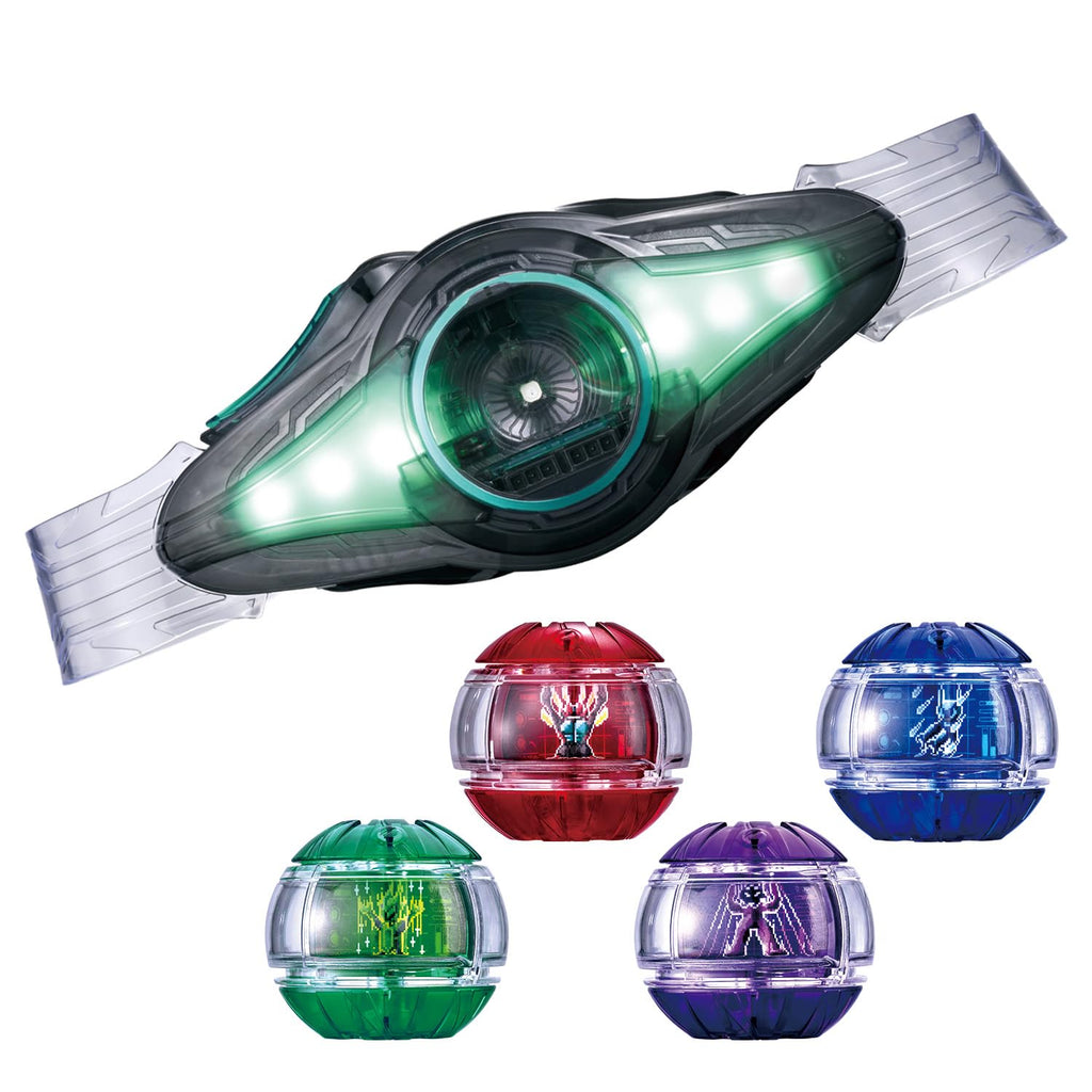 Bandai Kamen Rider Zitz Transformation Belt, DX Zetz Driver, 4 Form Change Set (Bonus: Booster Capsule Included)