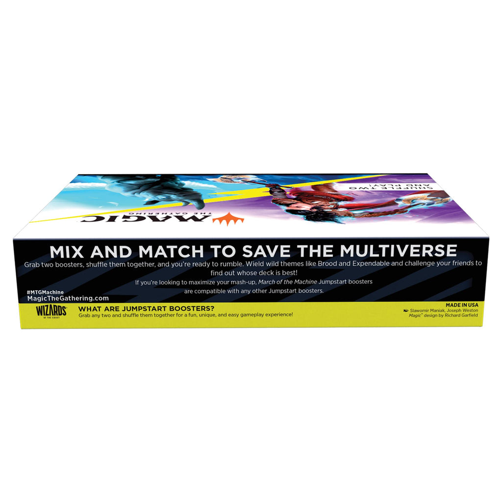Magic: The Gathering March of the Machine Jumpstart Booster Box | 18 Packs (360 Magic Cards)
