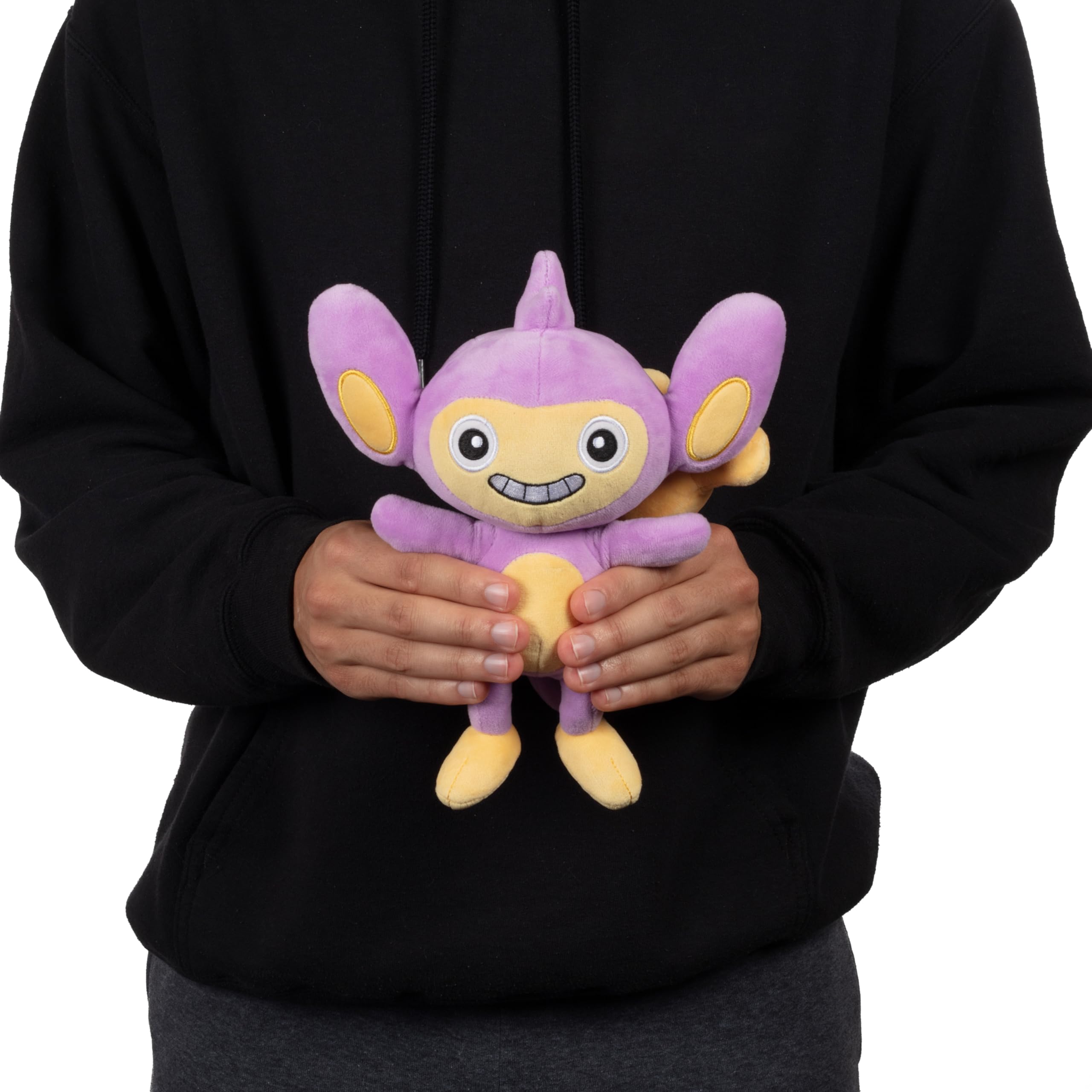 Pokémon 8" Aipom Plush - Officially Licensed - Generation 2 Figure - Authentic Monkey Soft Stuffed Animal Toy - Holiday Christmas Stocking Stuffer Gift for Kids, Boys, Girls - 2+