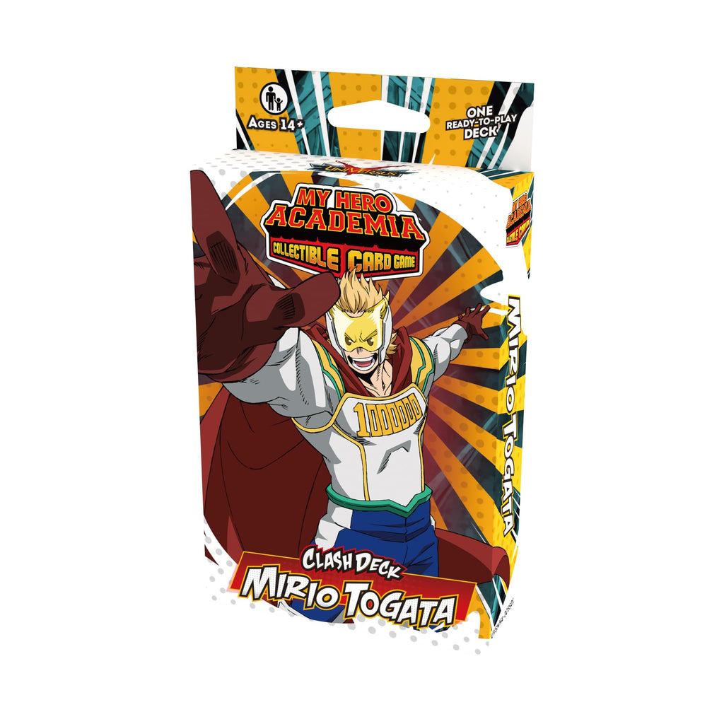 Starter Set My Hero Academia Collectible Card Game Series 5: Clash Deck Mirio Togata - Ready to Play Out of The Box, 51 Card Deck & Playmat, MHA