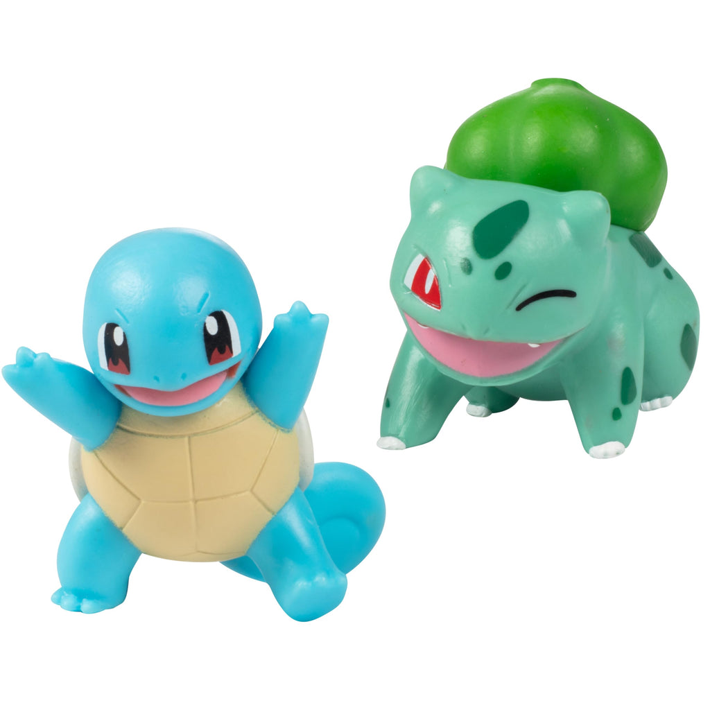 Pokemon Battle Ready! Toy Figure Set, 8 Pieces - 2" & 3" Charmander, Bulbasaur, Squirtle, Lucario, Alolan Vulpix & More - Holiday Christmas Stocking Stuffer Gift for Kids, Boys, Girls - 4+