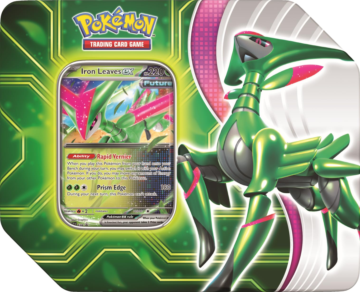 Pokemon TCG: Paradox Clash TIN: Iron Leaves EX OR Walking Wake EX