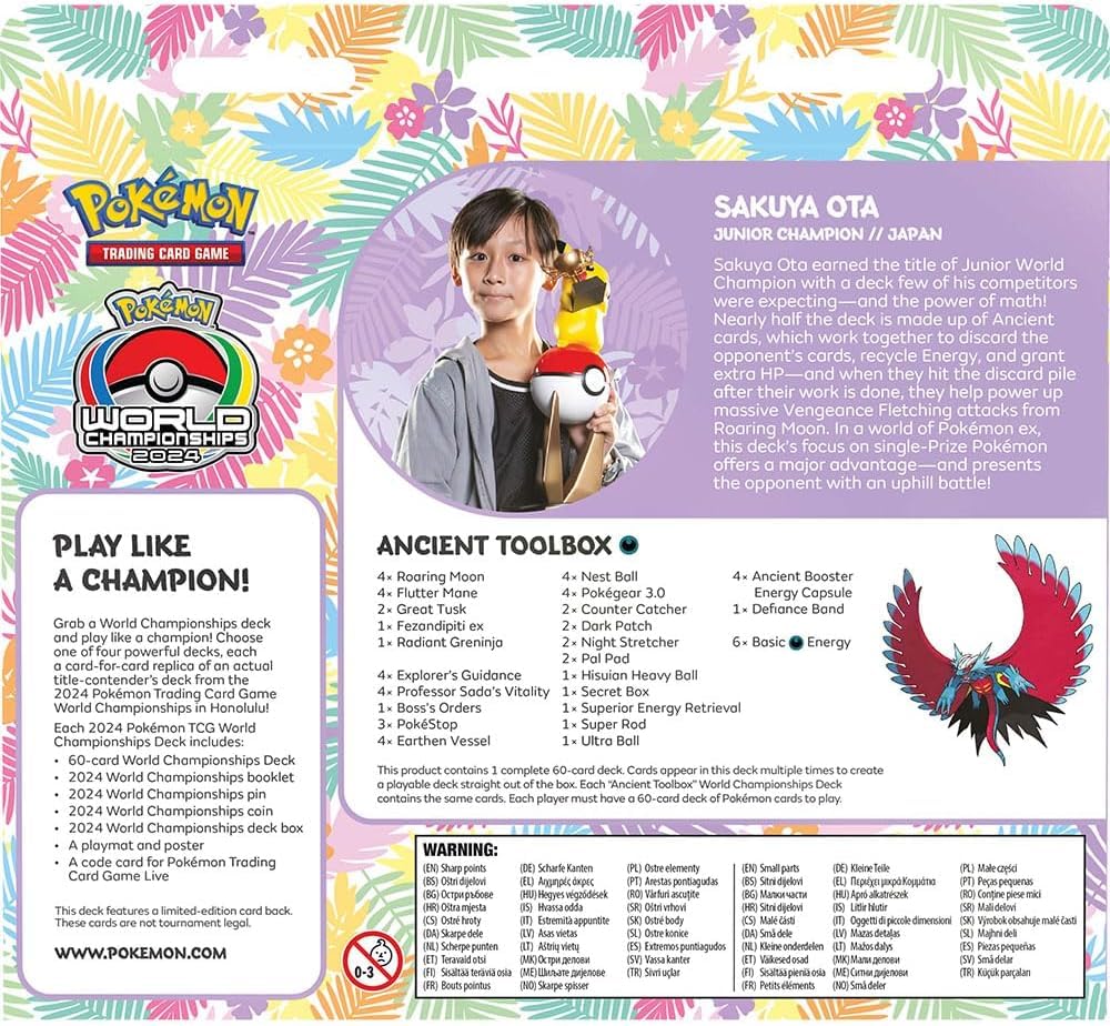 2024 Pokémon TCG World Championships Deck (One Random Deck)