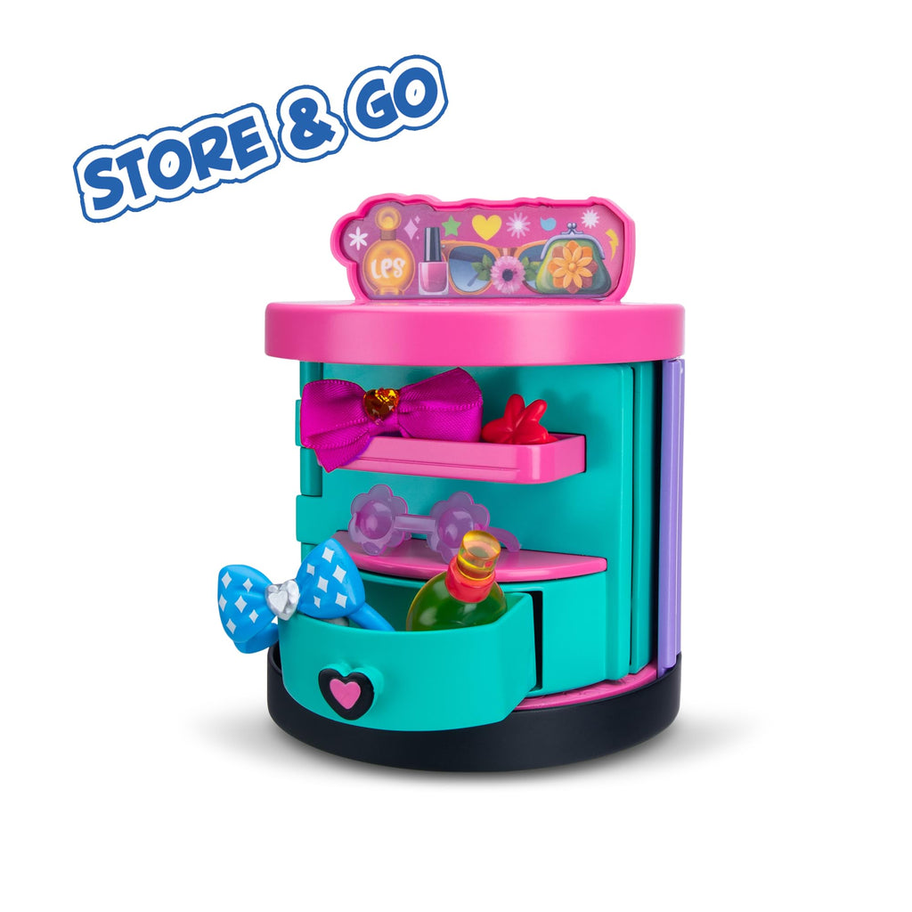 Littlest Pet Shop Sweet and Style 4-in-1 Gift Box - Pack of 3 Animals, 15 Accessories, 1 Card, 1 Code Roblox - Mini Collectible Animal Figurines - Children's Toy 4 Years and Above - BF00722