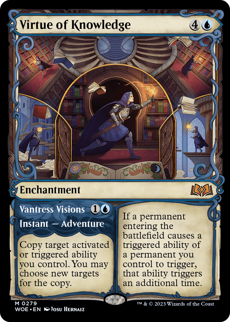Virtue of Knowledge (Showcase) (WOE-279) - Wilds of Eldraine - Magic The Gathering