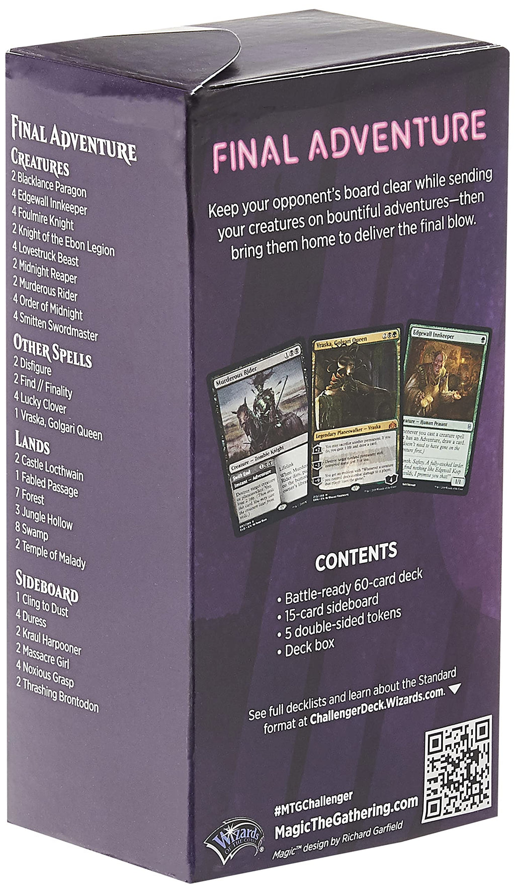 Final Adventure Deck | Magic: The Gathering Challenger Deck 2020 | Tournament-Ready | 75 Cards + Tokens