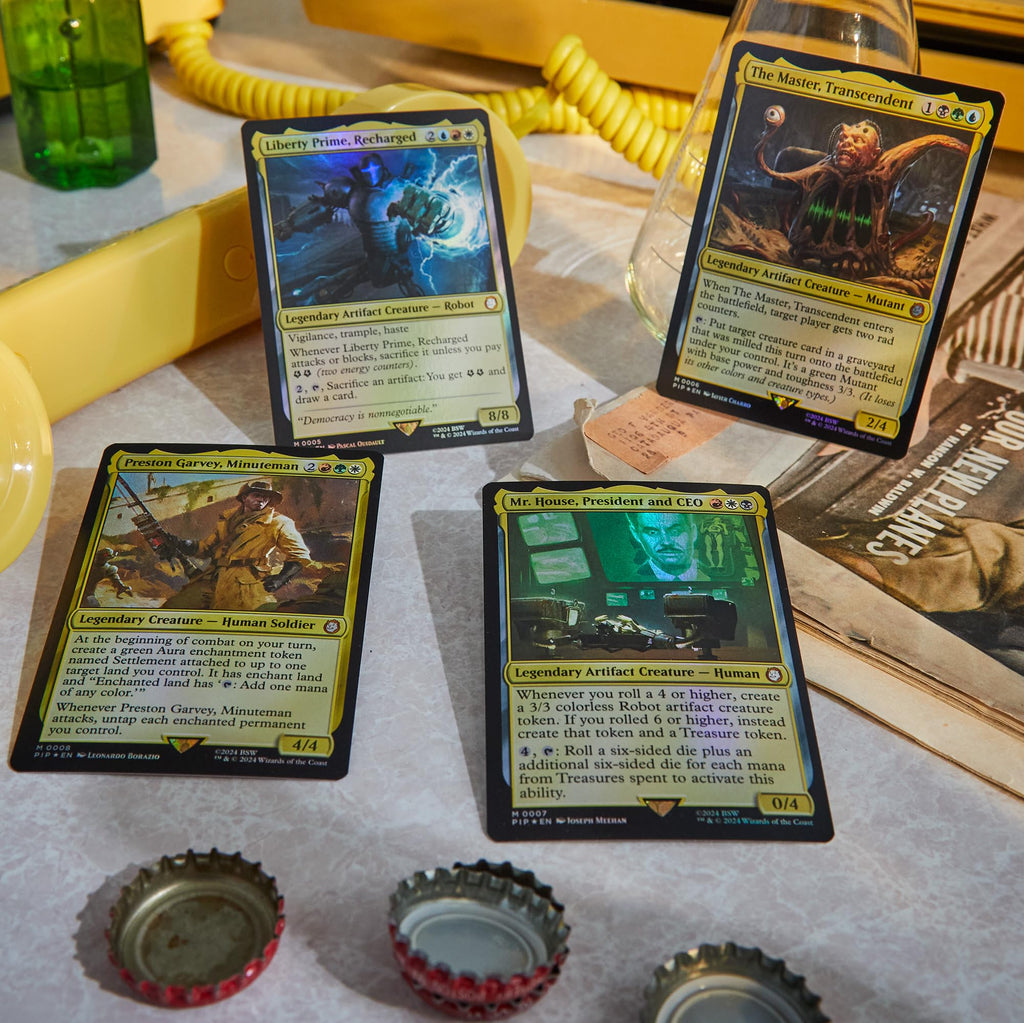 Magic: The Gathering Fallout Commander Deck Bundle – Includes All 4 Decks (1 Hail Caesar, 1 Scrappy Survivors, 1 Science!, and 1 Mutant Menace)