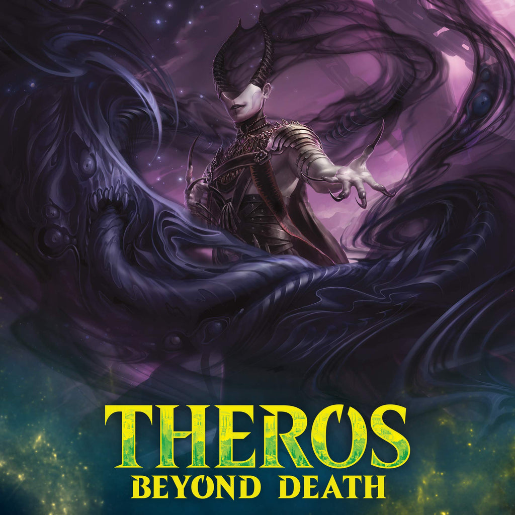 Magic The Gathering Theros Beyond Death Bundle | 10 Booster Packs (150 Cards) | Foil Lands | Accessories