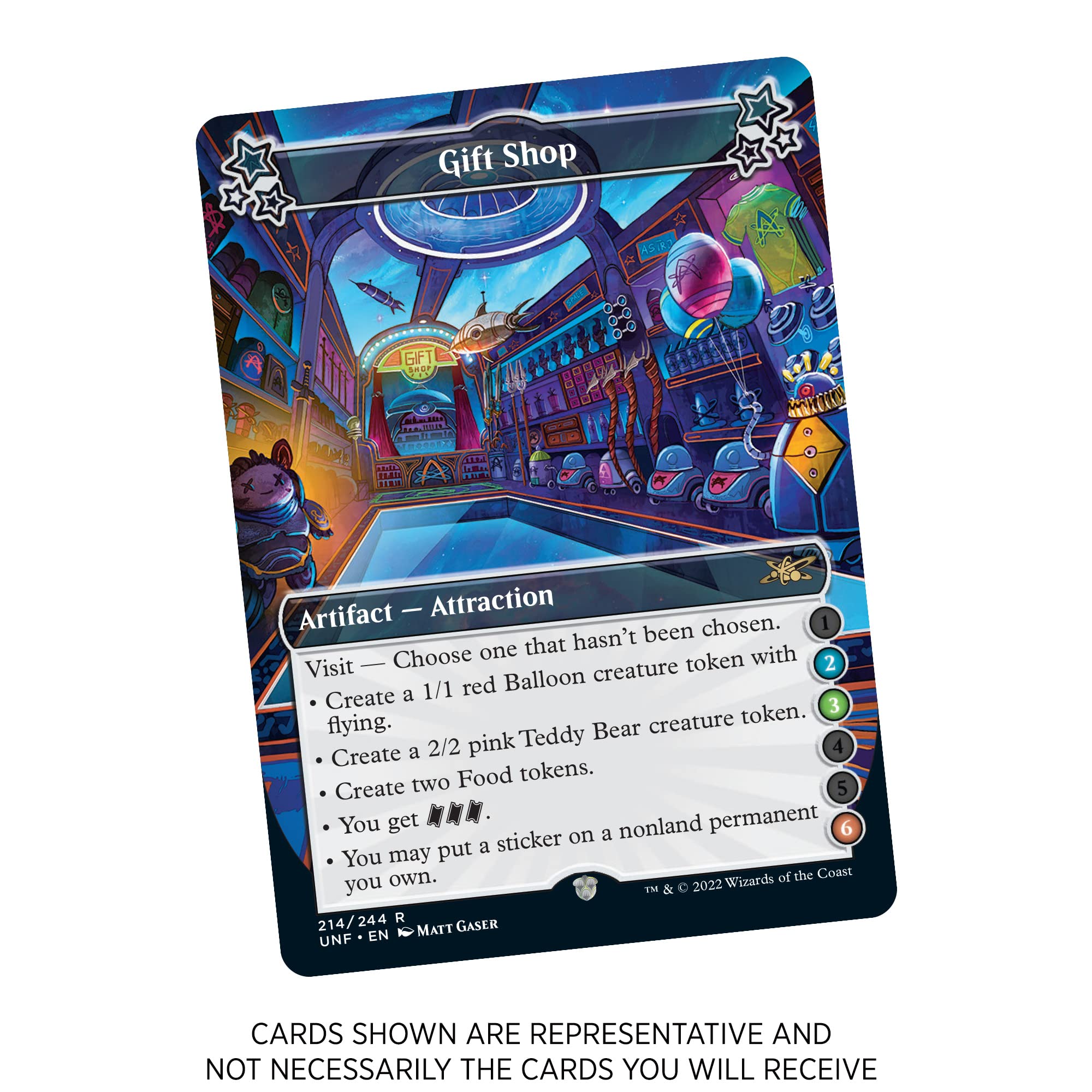 Wizards of the Coast Unfinity Collector Booster Box | 12 Packs + Box Topper (181 Magic Cards)