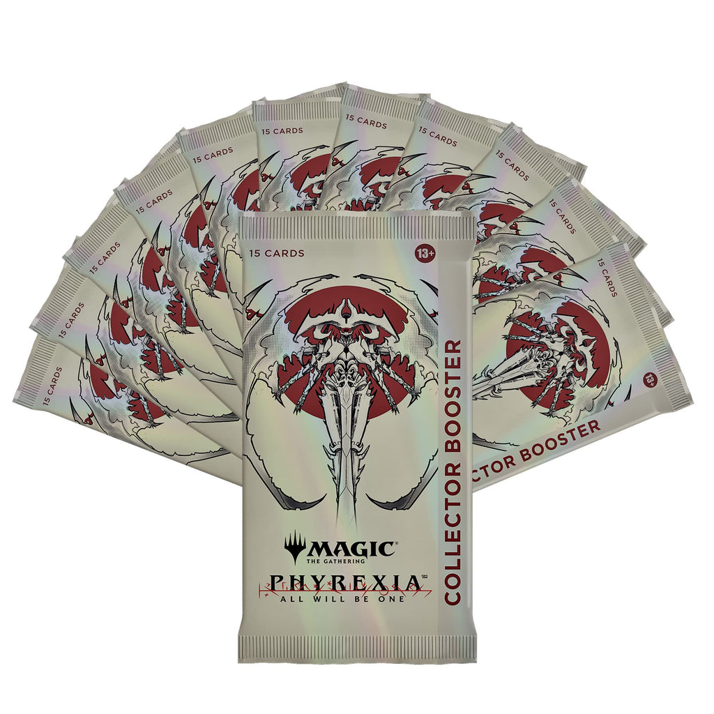 Magic The Gathering Phyrexia: All Will Be One Collector Booster Box | 12 Packs (180 Magic Cards) (Packaging May Vary)