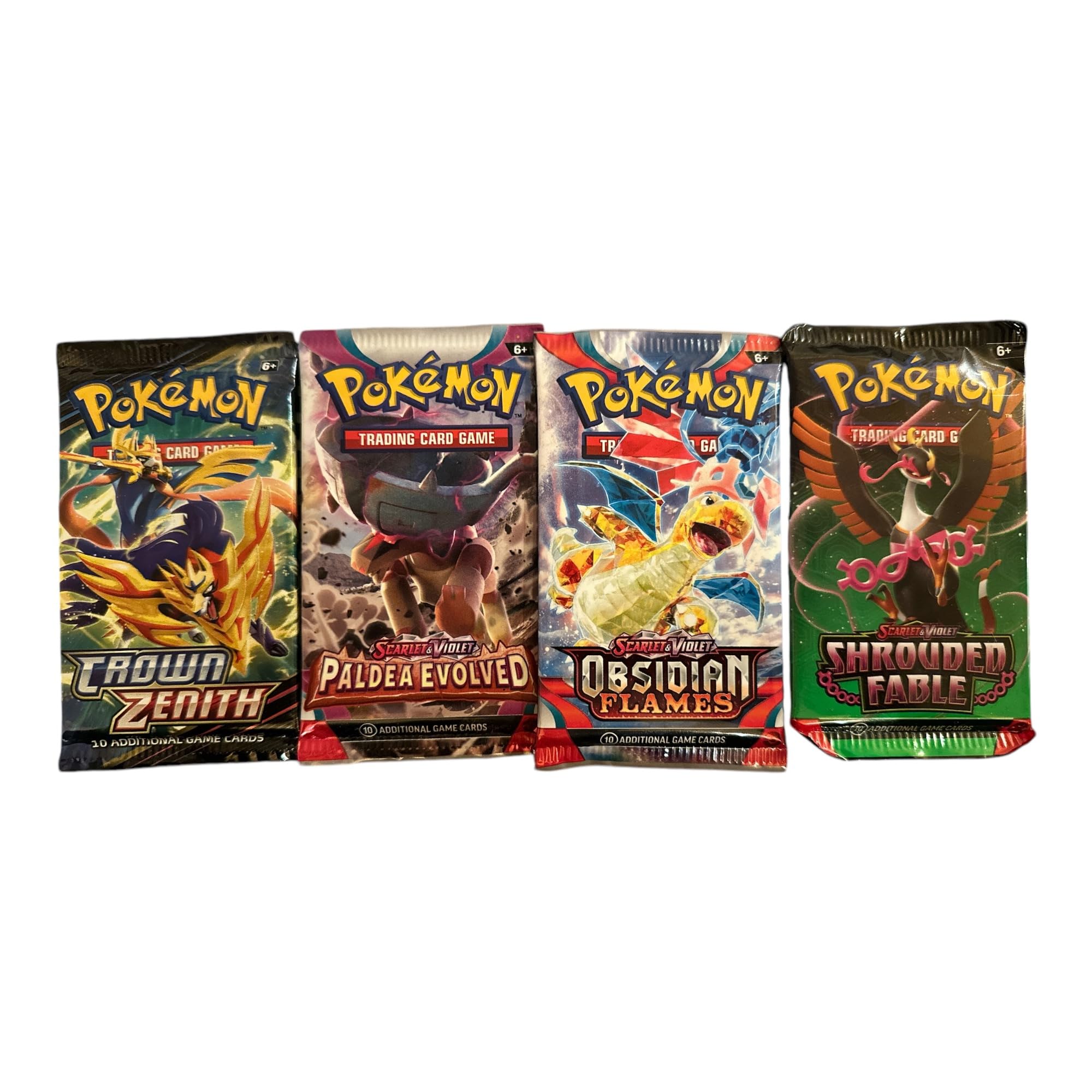 Pokemon Assorted boosters: 4 Packs