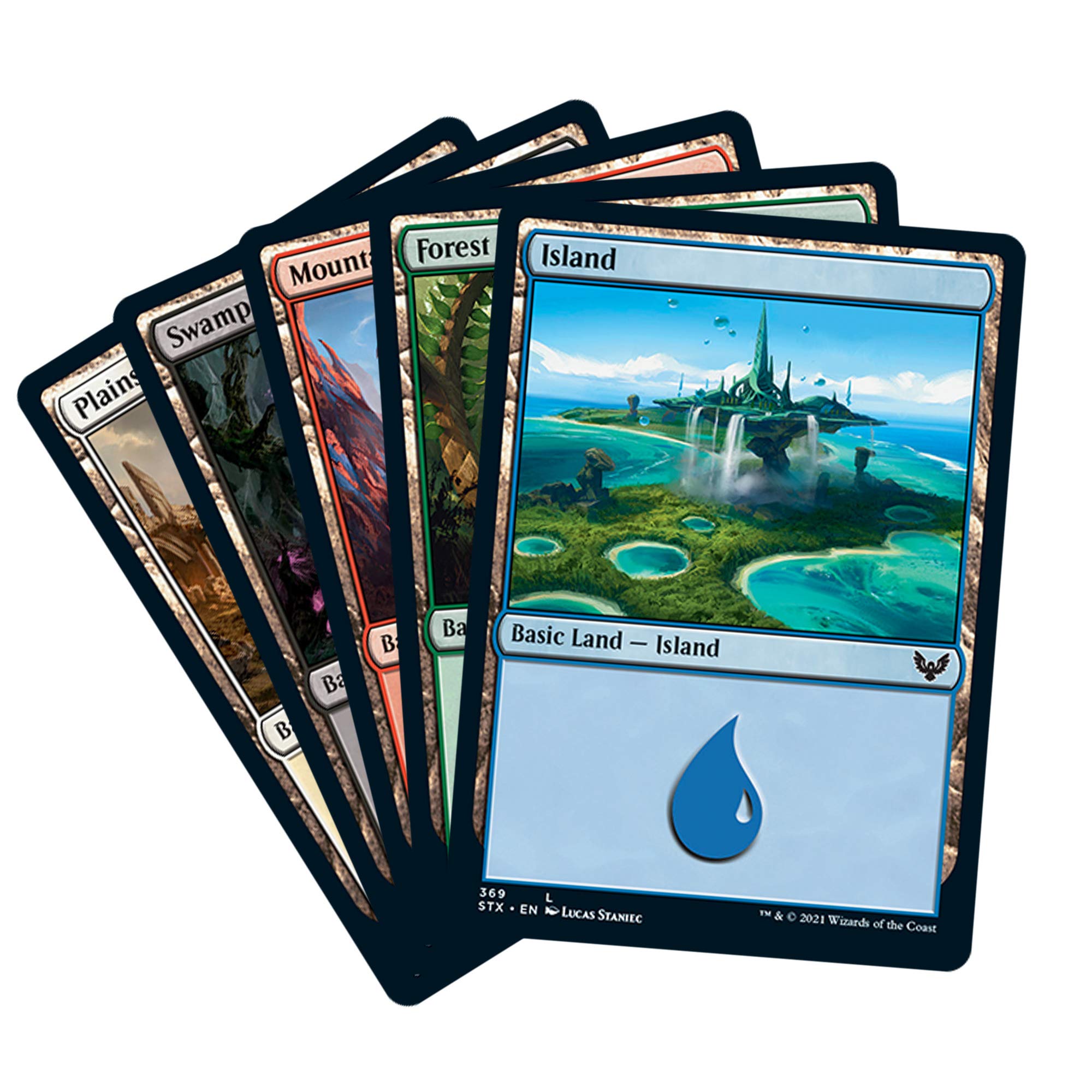 Magic The Gathering Strixhaven Bundle | 10 Draft Boosters (150 Magic Cards) + Accessories, Brown