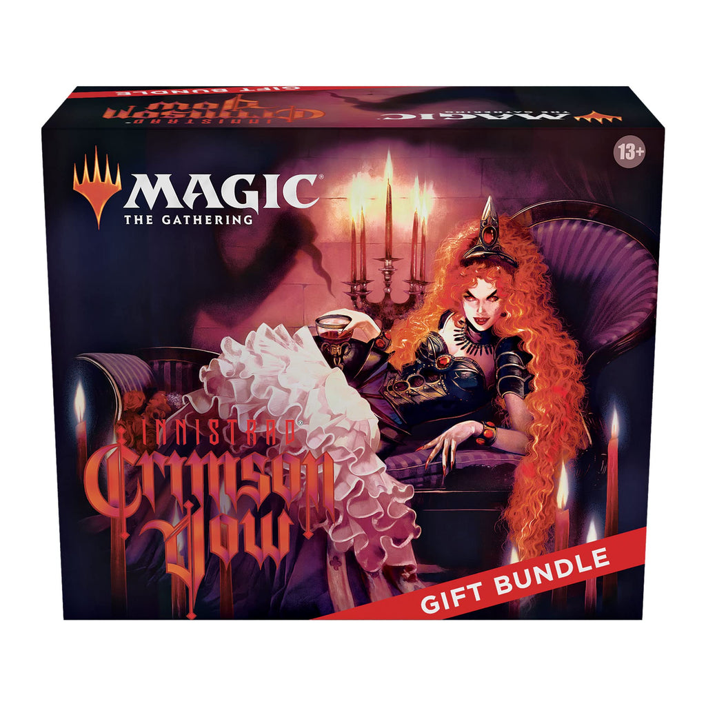 Magic: The Gathering Innistrad: Crimson Vow Gift Bundle | 8 Set Boosters | 1 Collector Booster | Accessories