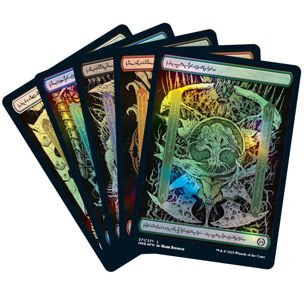 Magic Phyrexia: All Will Be One Bundle: Compleat Edition 1 Compleat Edition Booster, 12 Set Boosters, and Exclusive Accessories, Multicolor, D20100000