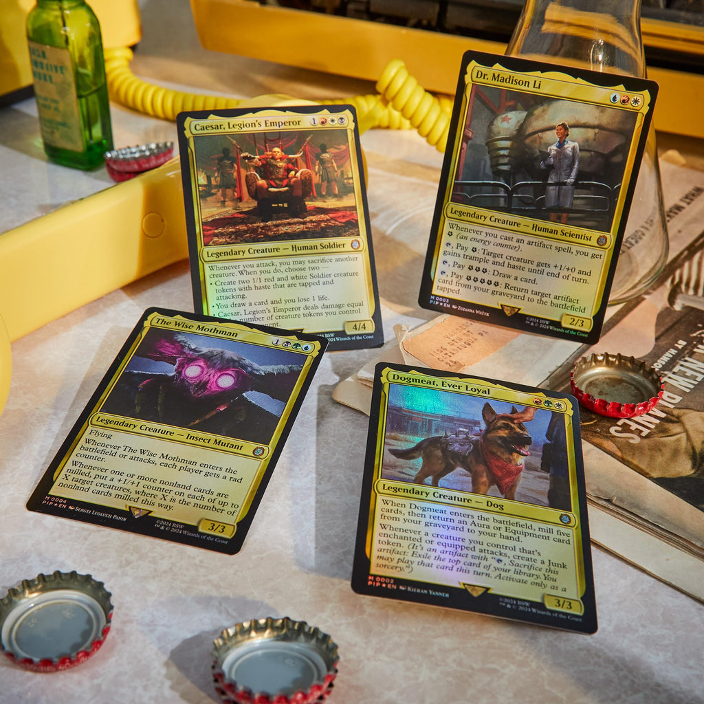 Magic: The Gathering Fallout Commander Deck Bundle – Includes All 4 Decks (1 Hail Caesar, 1 Scrappy Survivors, 1 Science!, and 1 Mutant Menace)