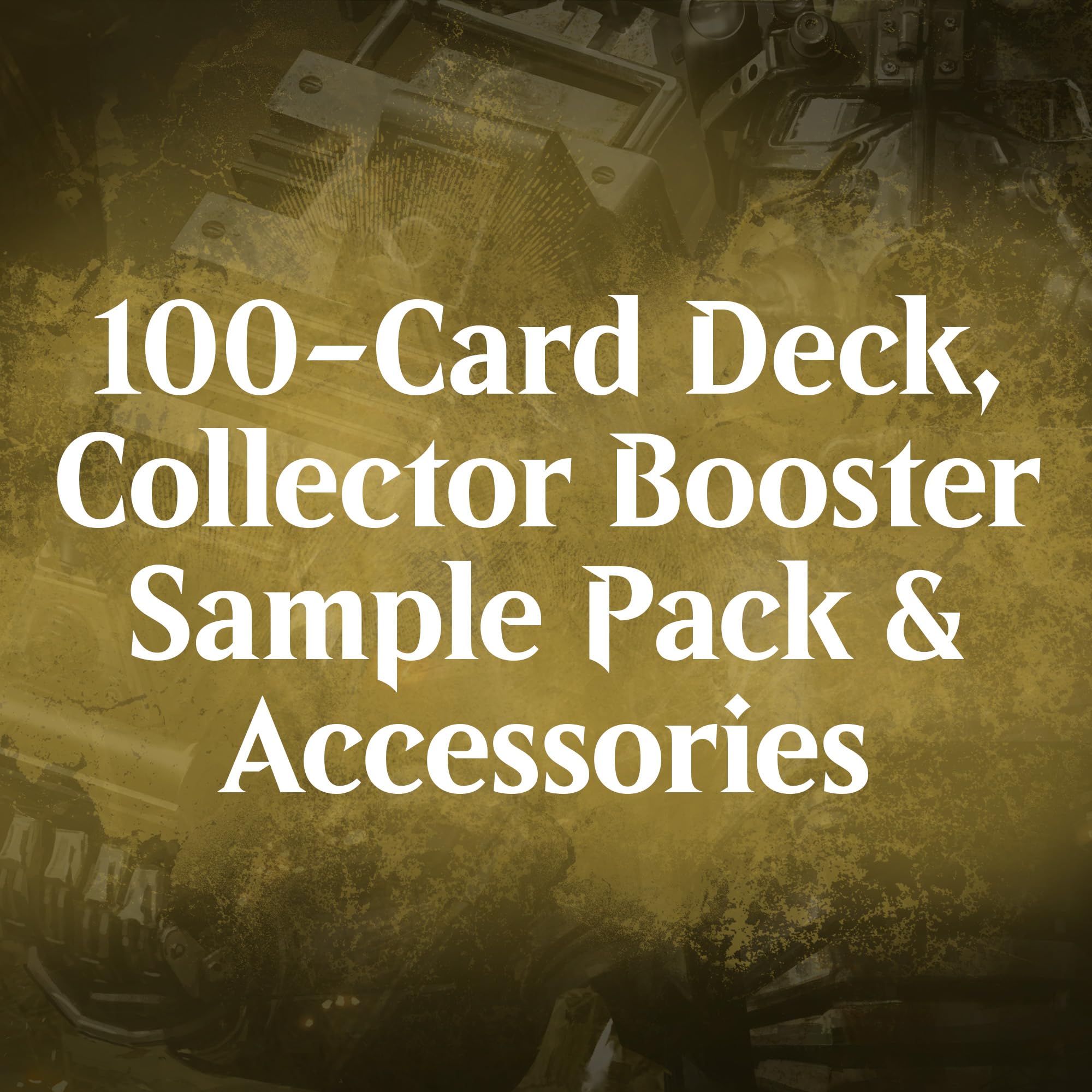 Magic: The Gathering Fallout Commander Deck - Hail, Caesar (100-Card Deck, 2-Card Collector Booster Sample Pack + Accessories)