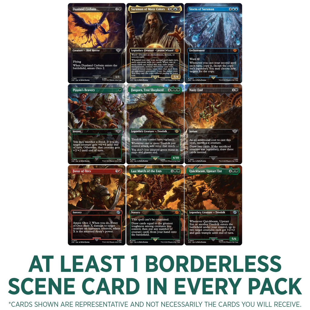 Magic: The Gathering The Lord of The Rings: Tales of Middle-Earth Collector Booster Box - 12 Packs + 1 Box Topper Card