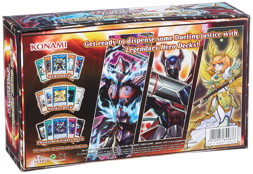 Yugioh Legendary Hero Decks Trading Card Game