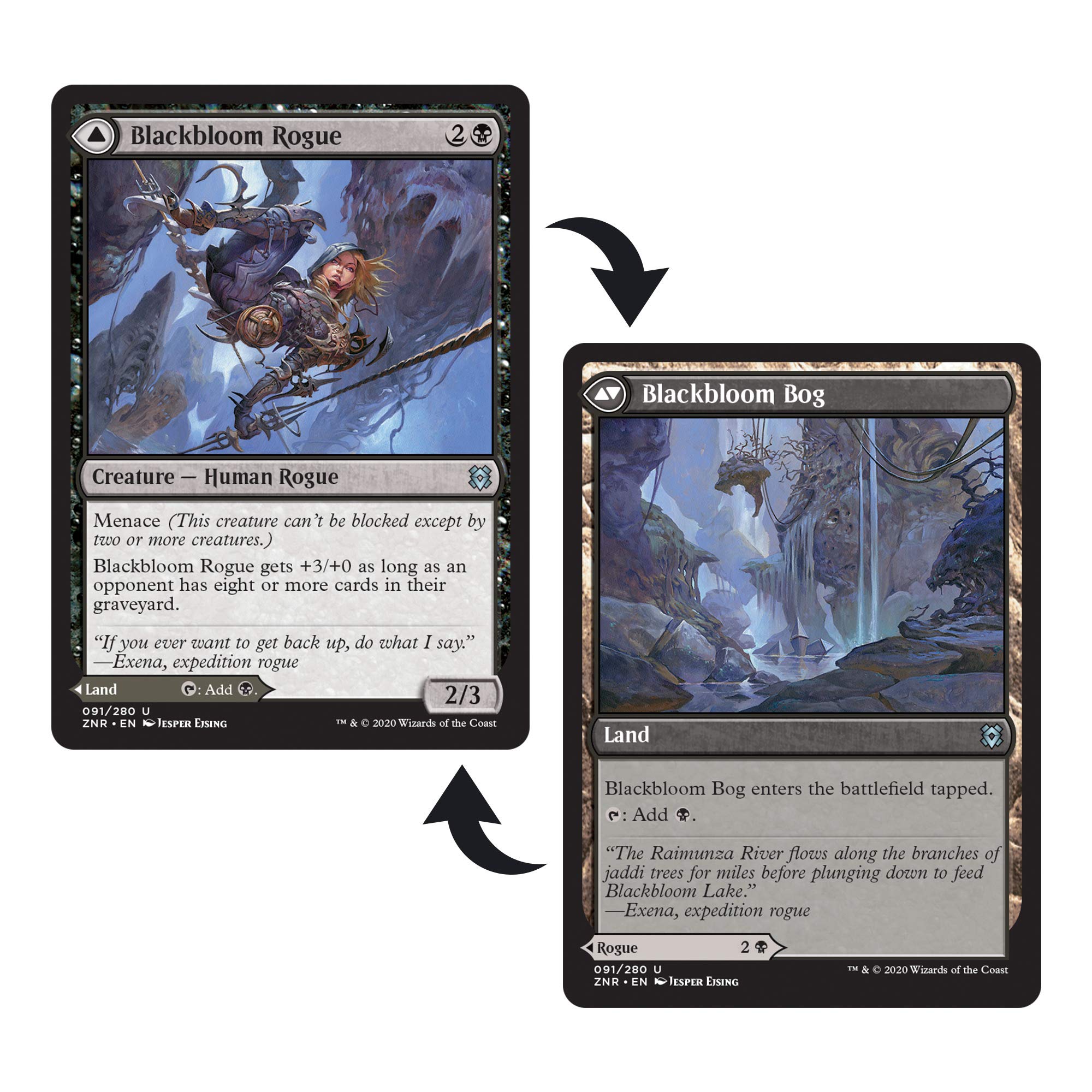 Magic: The Gathering 2021 Challenger Deck – Dimir Rogues (Blue-Black)