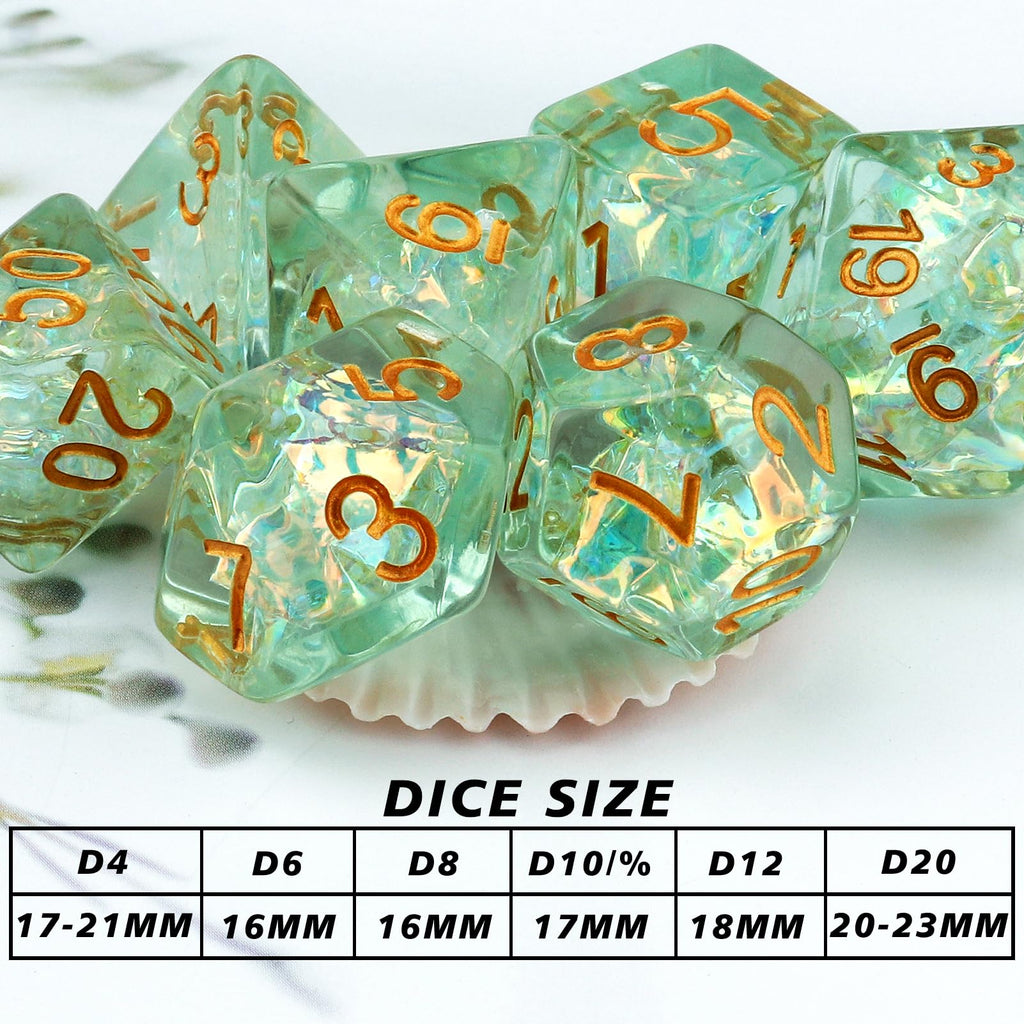 Haxtec Mystery Dice Set DND Dice Wide Range of Patterns Polyhedral Gaming Dice for Tabletop & Role-Playing RPG DND Gift