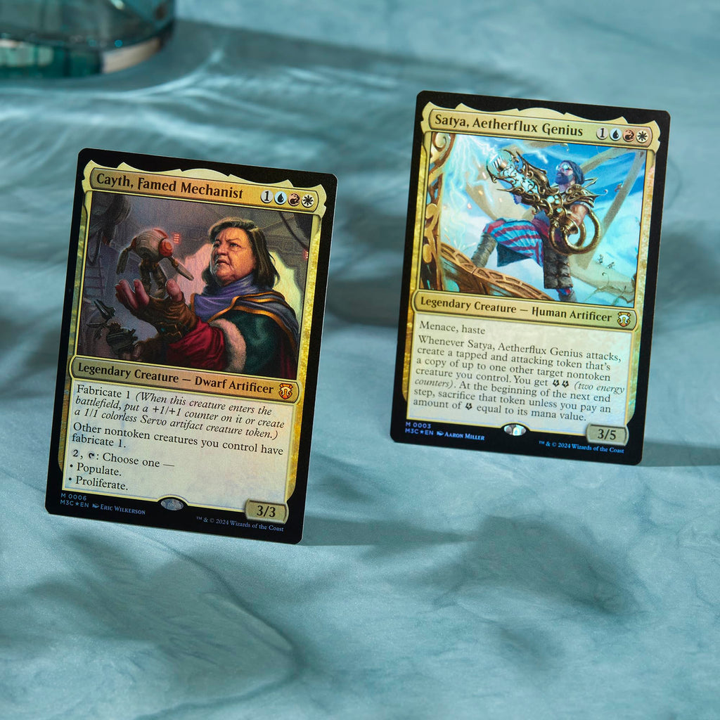 Magic: The Gathering Modern Horizons 3 Commander Deck - Creative Energy (100-Card Deck, 2-Card Collector Booster Sample Pack + Accessories)