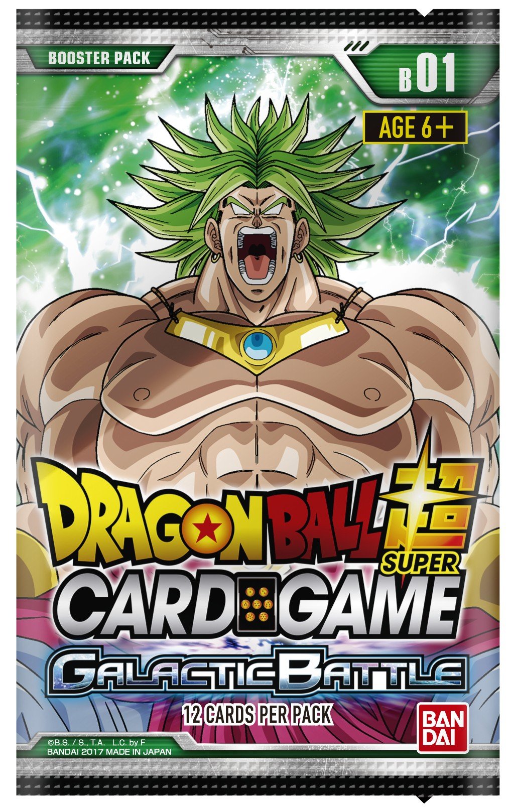 Dragon Ball Super Trading Card Game Series 1 Galactic Battle Booster Box DBS-B01 [24 Packs]