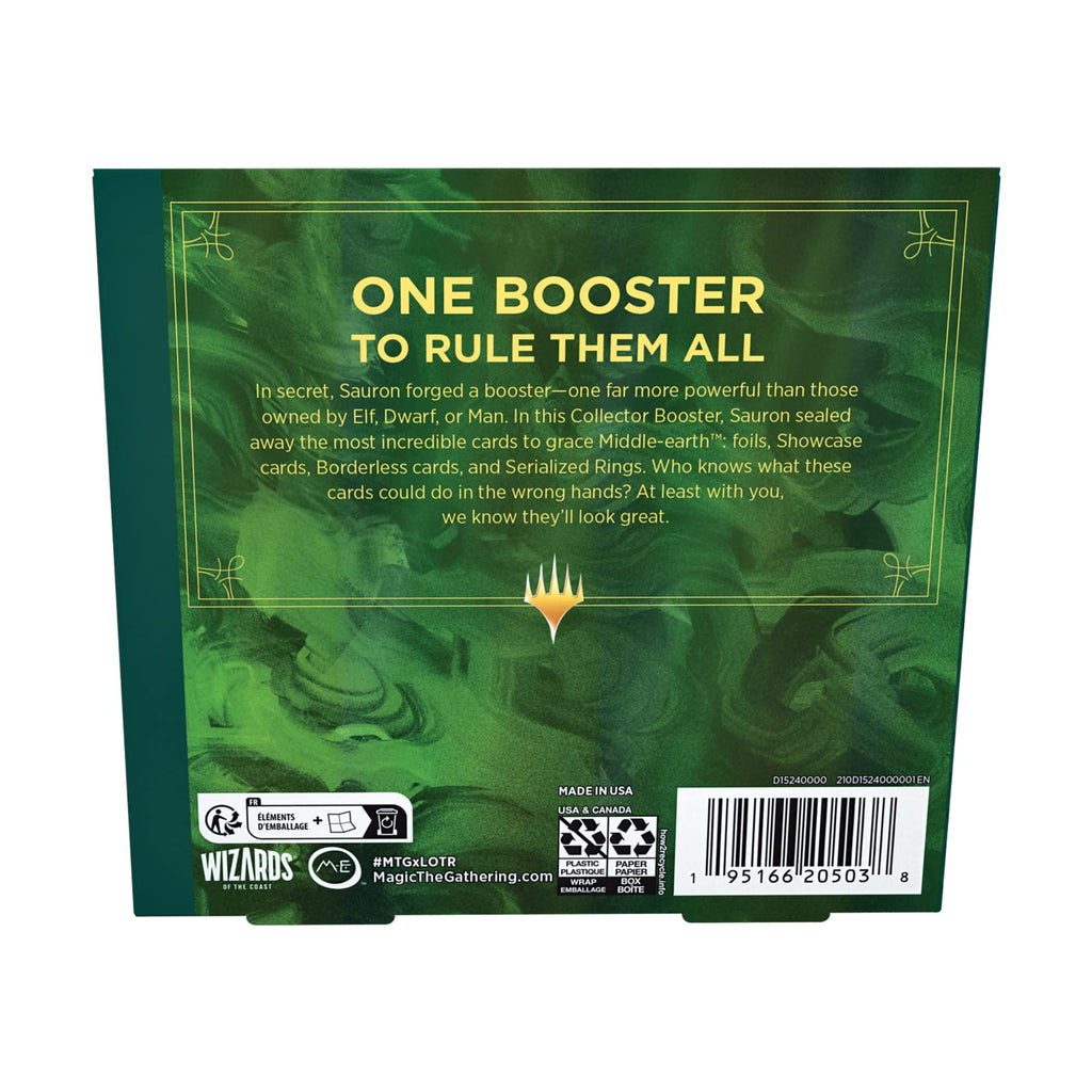 Magic: The Gathering The Lord of The Rings: Tales of Middle-Earth Collector Booster Box - 12 Packs + 1 Box Topper Card