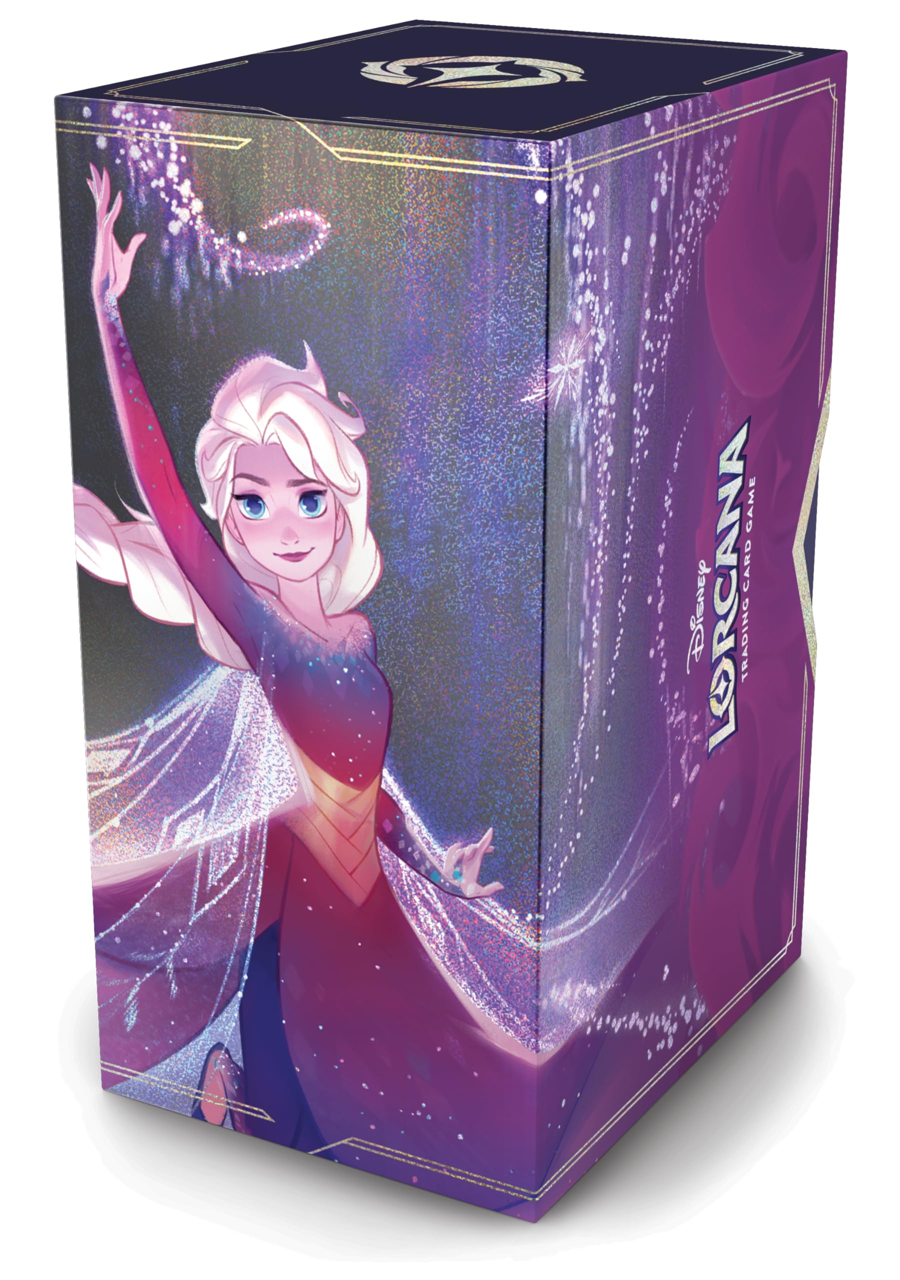 Ravensburger Disney Lorcana TCG: Elsa Gift Box – 5 Booster Packs, The Fifth Spirit Promo Card & Storage Box for 252 Cards | Trading Card Game & Disney Collectible | Ages 8+