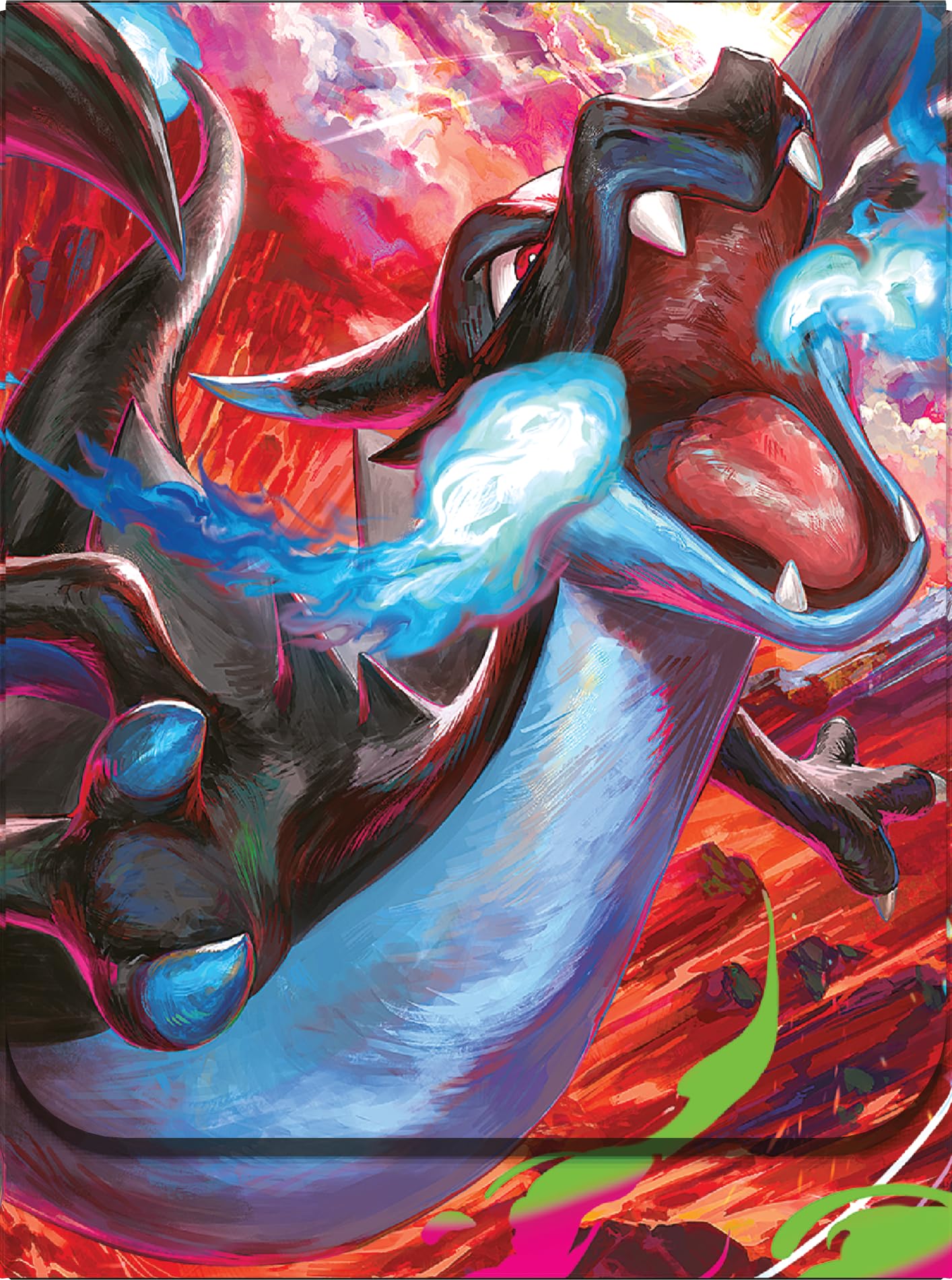 Pokémon: GCC Pokémon Ultra Premium Mega Charizard X-ex Collection (Two Holographic Promo Cards, 18 Expansion Packs & Premium Accessories)