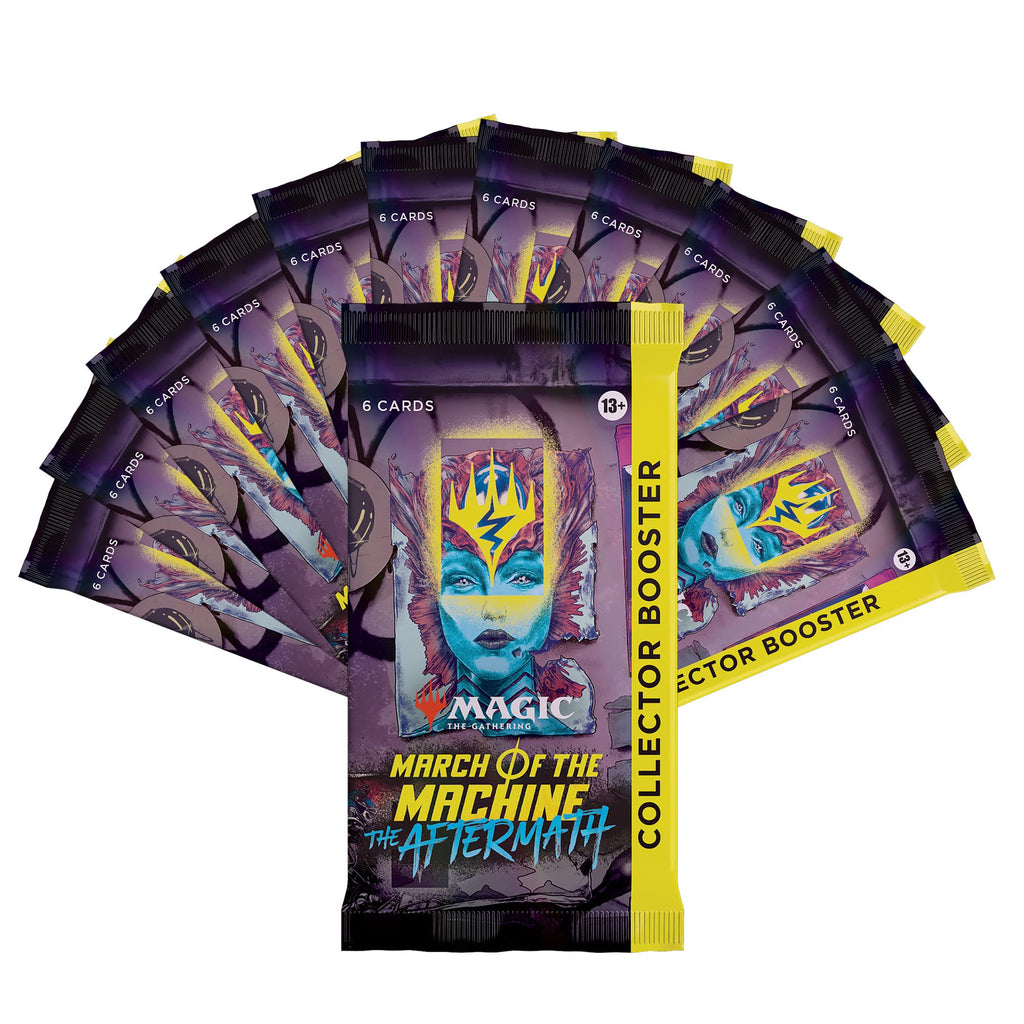 Magic: The Gathering March of the Machine: The Aftermath Collector Booster Box | 12 Packs (72 Magic Cards)