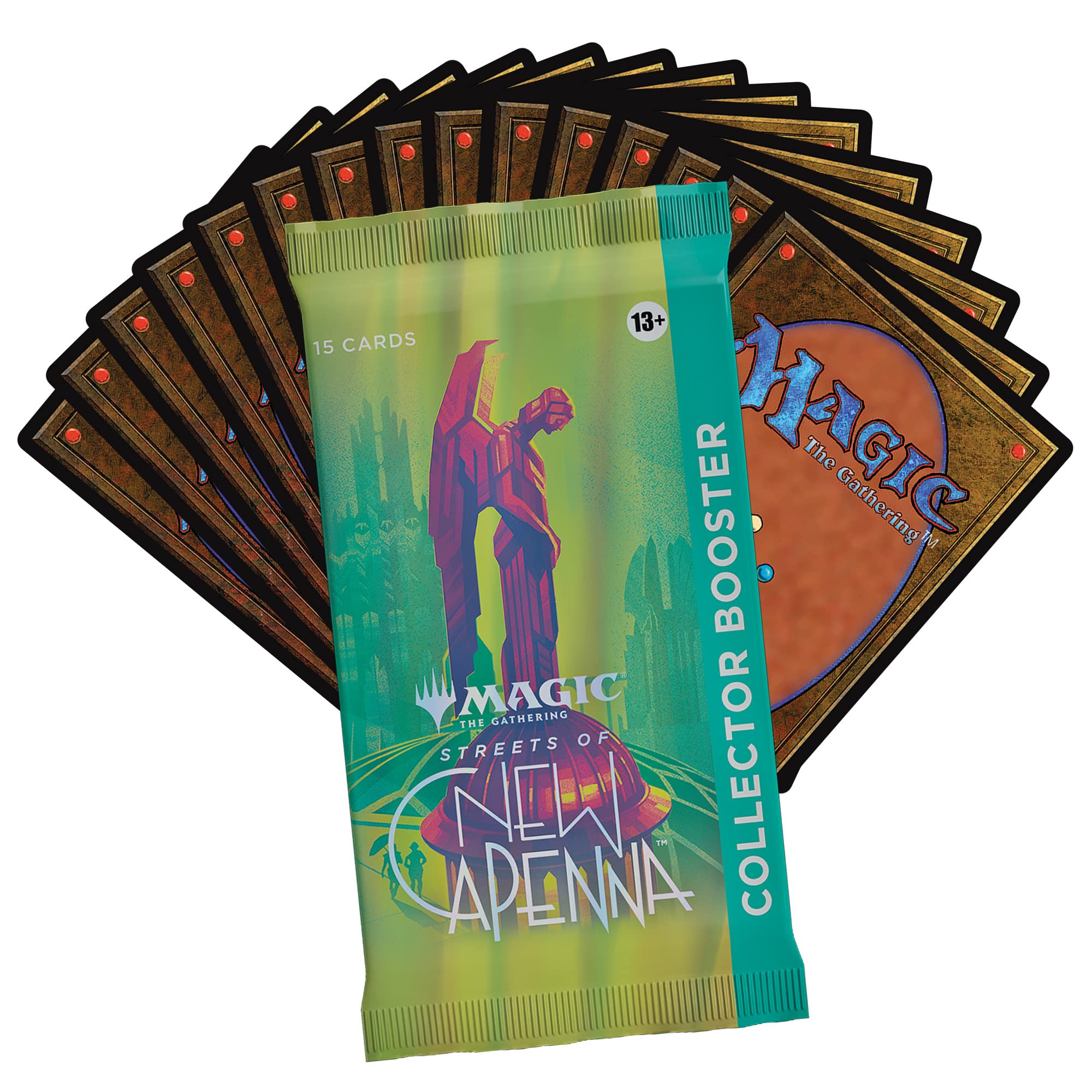 Magic: The Gathering Streets of New Capenna Collector Booster Box | 12 Packs + 1 Box Topper (181 Magic Cards)