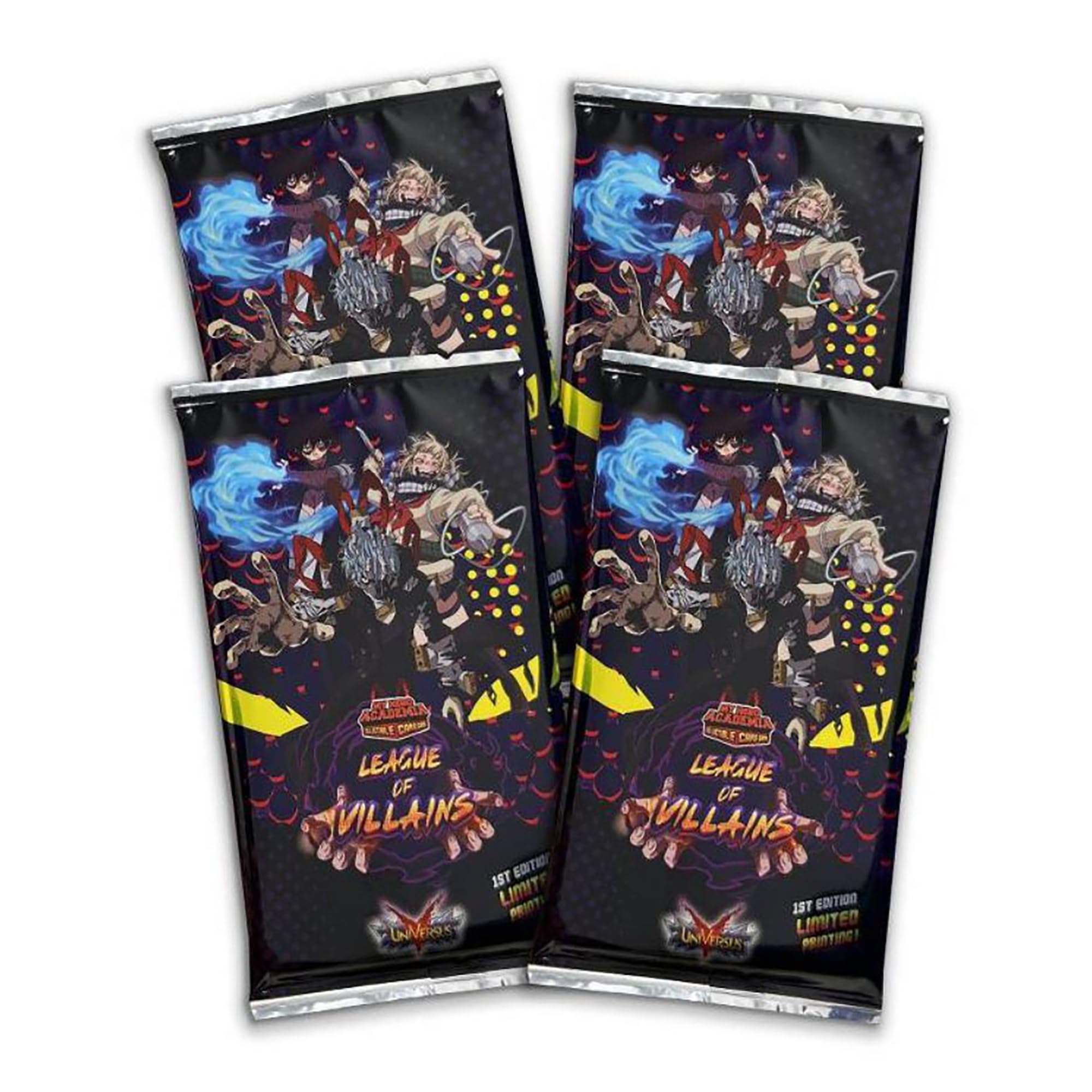 My Hero Academia Collectible Card Game Series 4 Unlimited League of Villains 24 Pack Booster Box|10 cards per pack| TCG for Adults | Ages 14+ | 2 Players | Avg. Playtime 20-30 Min | Made by Jasco Game