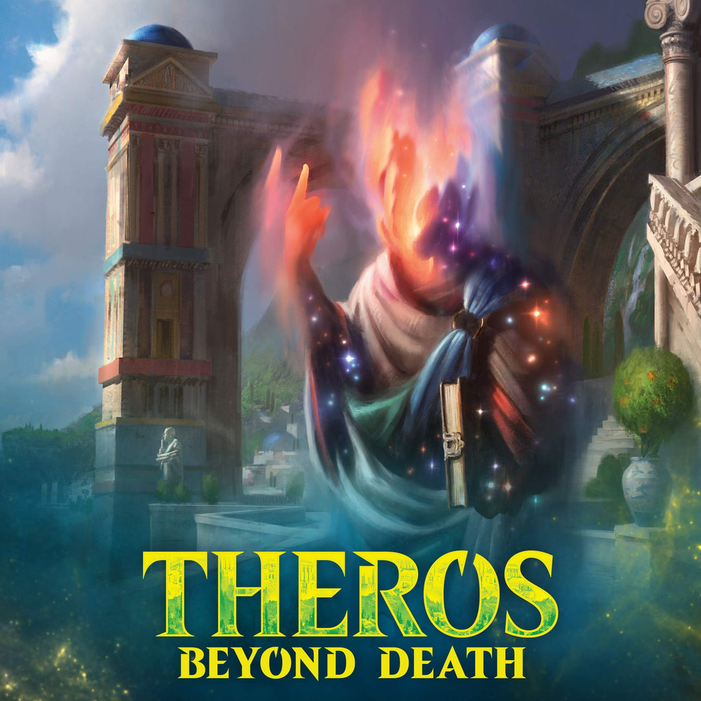 Magic The Gathering Theros Beyond Death Bundle | 10 Booster Packs (150 Cards) | Foil Lands | Accessories