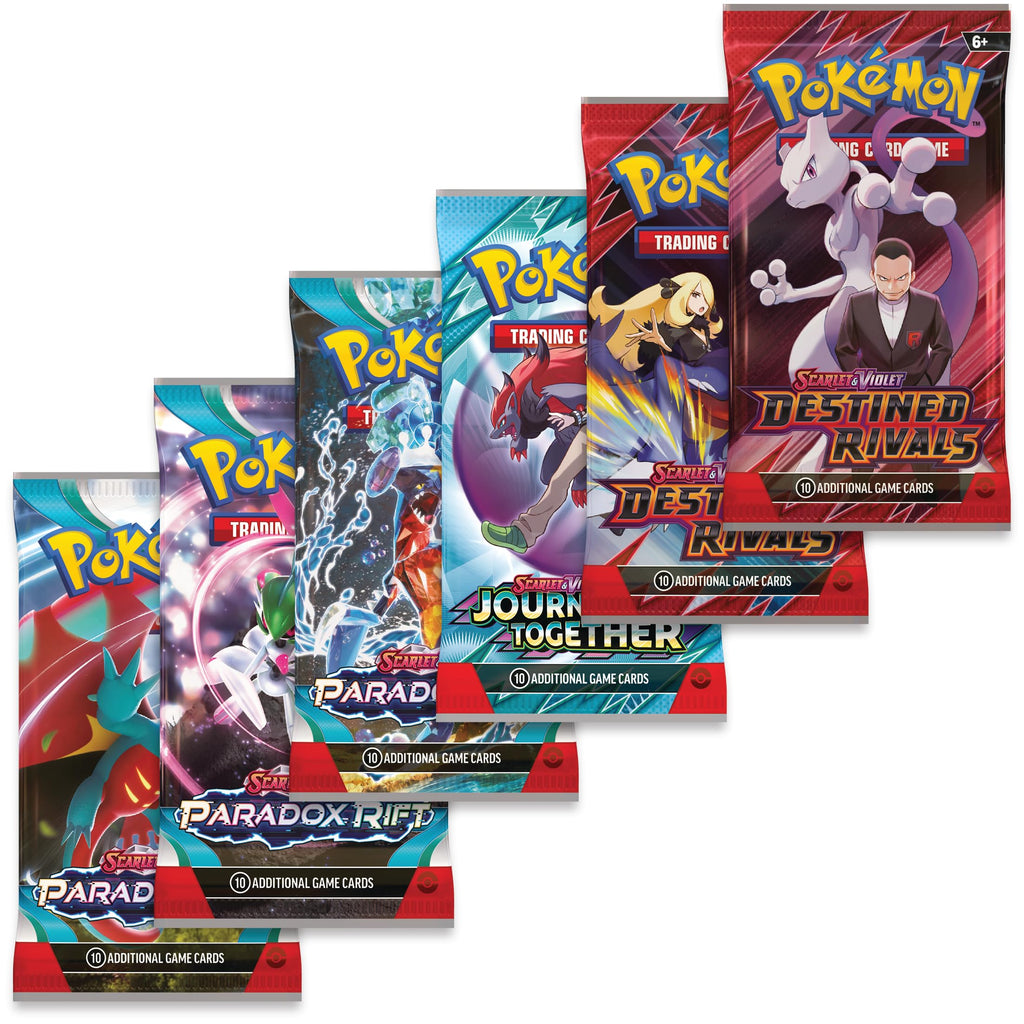 Pokemon TCG: Cynthia’s Garchomp ex Premium Collection - 6 Packs, Stickers, Promos