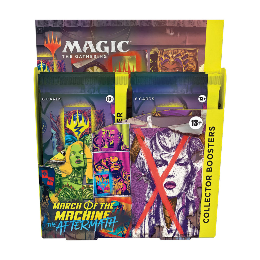 Magic: The Gathering March of the Machine: The Aftermath Collector Booster Box | 12 Packs (72 Magic Cards)