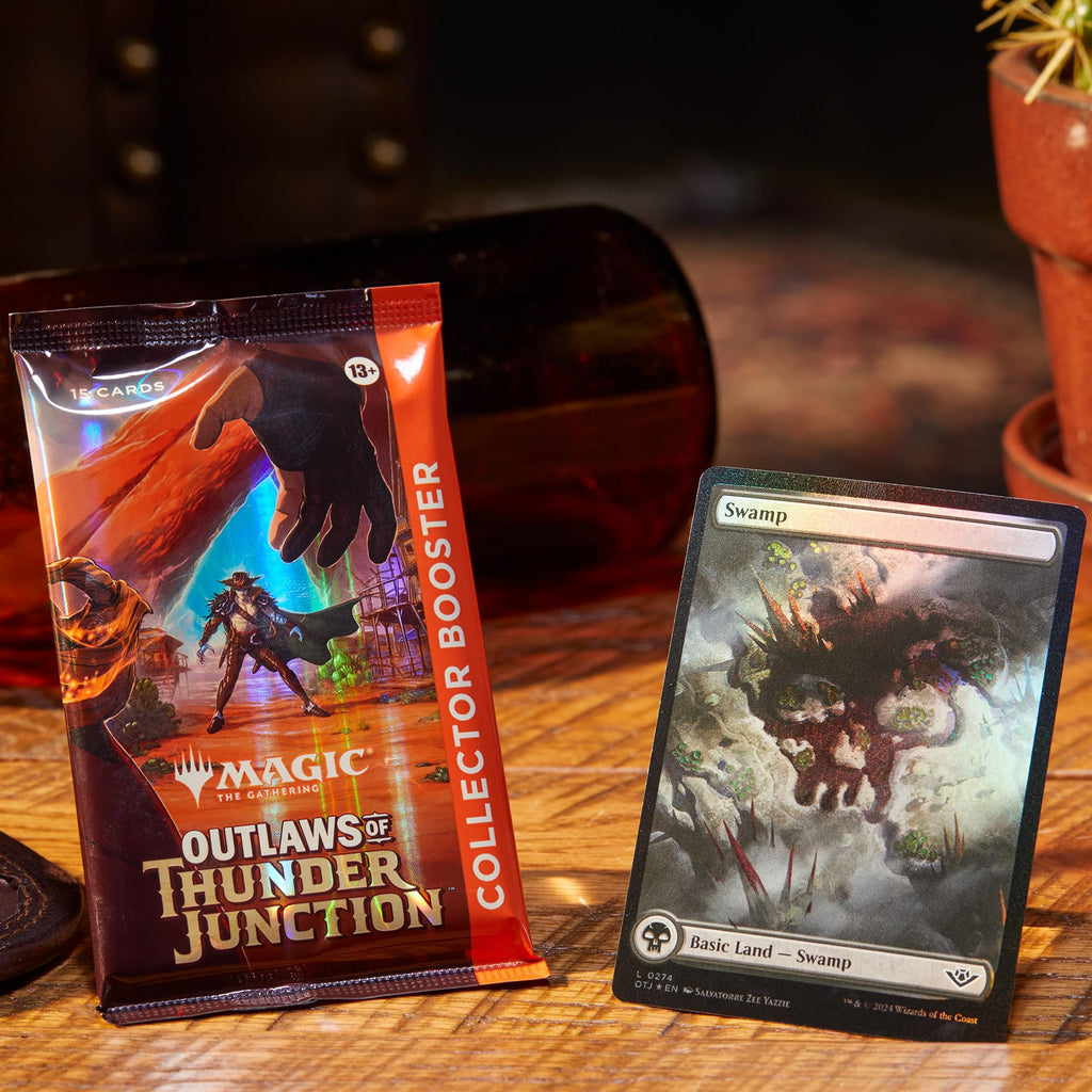 Magic: The Gathering Outlaws of Thunder Junction Collector Booster Box - 12 Packs (180 Magic Cards)
